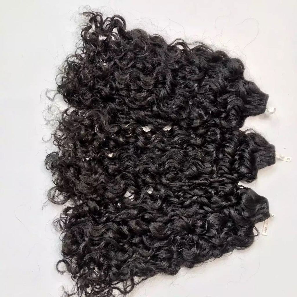 Indian Curly Weft Hair