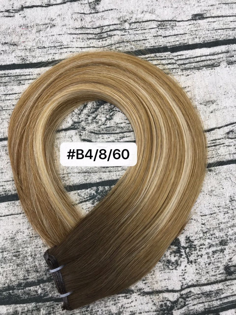 European Straight B4/8/60 Weft Hair